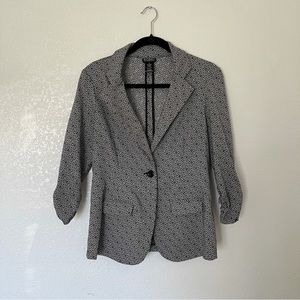 Black and White Blazer